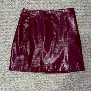 Pleather mini skirt ✨